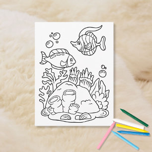 Papier Color Me Two Fish Kids Activité