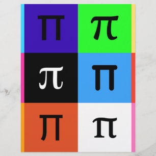 Papier colorblock happy pi day