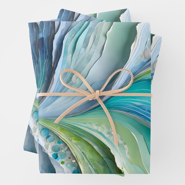 Papier coloré Collage Art Enveloppement Feuilles d (Créateur téléchargé)