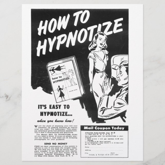 Papier Comment hypnotiser (Devant)
