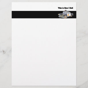 Papier Comment je roule (voiture de police)