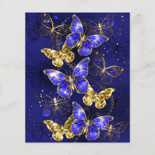 Papier Composition avec papillons Sapphire