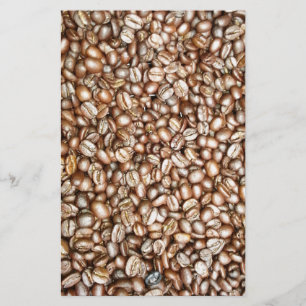 Papier Conception Brown des grains de café