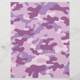 Papier Conception Camo violet