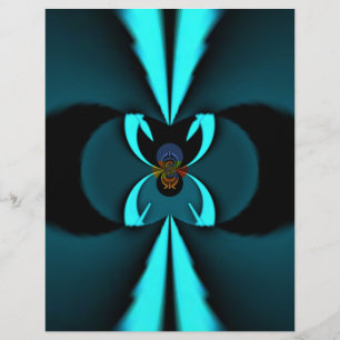 Papier Conception de voyants cyan et noir de bord coupant
