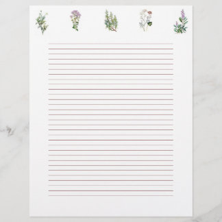 Papier Conception d'herbes