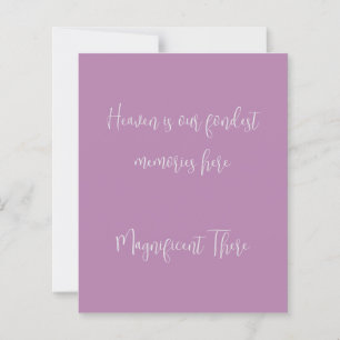 Papier Condolence Sympathie Merci reconnaissance rose