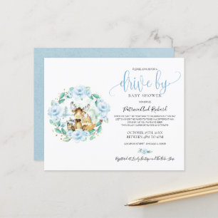 Papier Conduite Woodland Par Baby shower Budget Invitatio