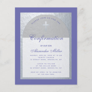 Papier Confirmation Violet Arche Arche Budget Invitation