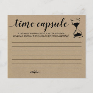 Papier Conseil capsule temps couple douche anglais espagn