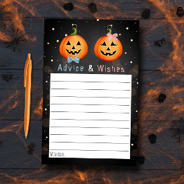 Papier Conseil du Citrouille de Halloween Genre Reveillez