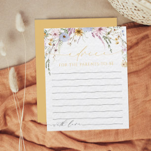 Papier Conseil fleur sauvage Pour Bébé Pour Les Parents À