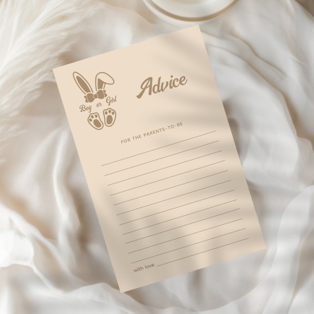 Papier Conseil pour les parents Bunny Light Beige Genre R (Créateur téléchargé)