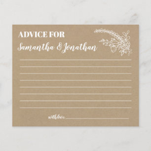 Papier Conseil pour une douche en couple heureux anglais 