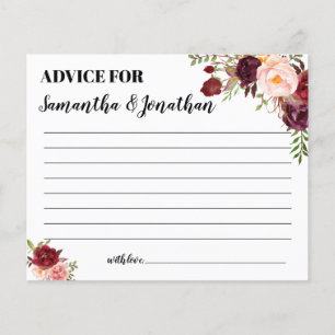 Papier Conseil pour une douche en couple heureux anglais 