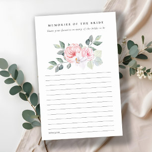 Papier Conseil sur la mémoire de Fête des mariées florale