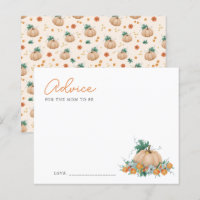 Conseille À Maman D'Être Baby shower Citrouille