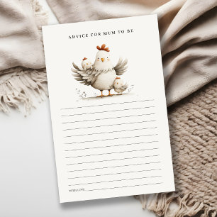 Papier Conseils de maman de la ferme pour bébé pour la fê