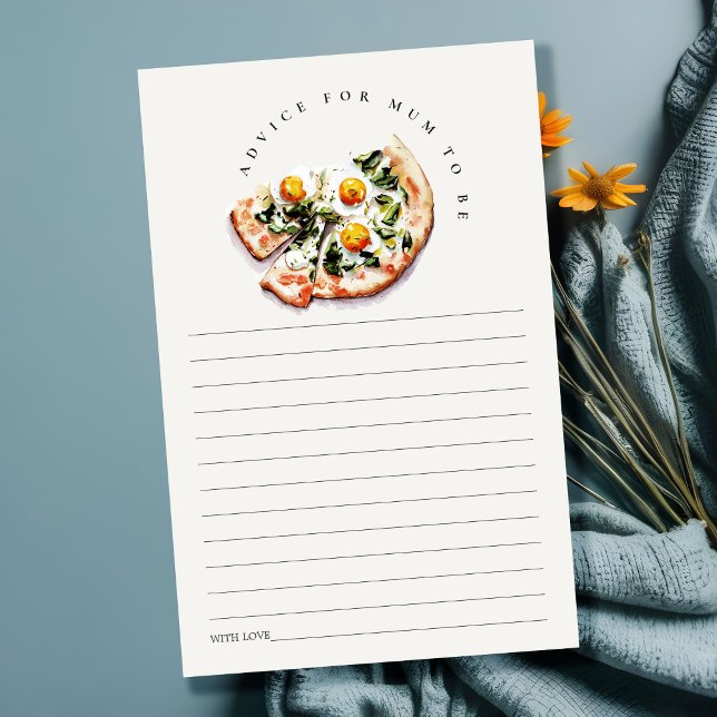 Papier Conseils de pizza de livraison spéciale pour le Ba (Créateur téléchargé)