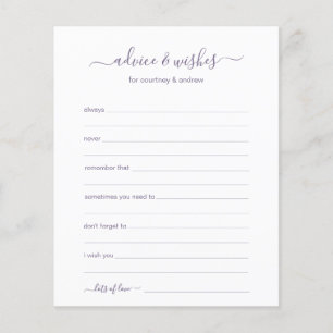 Papier Conseils et souhaits