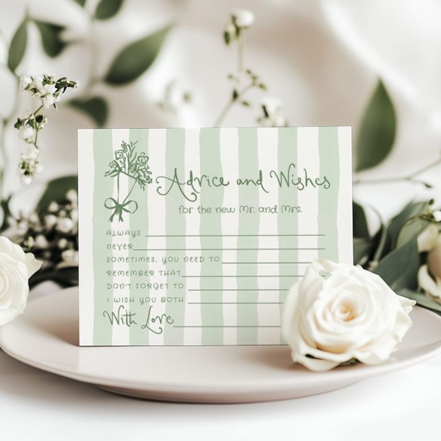 Papier Conseils et souhaits Sage green Off the Market car (Créateur téléchargé)