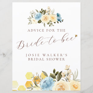 Papier Conseils pour la mariée à l'abeille