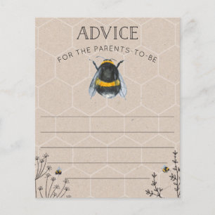 Papier Conseils pour le jeu de Baby shower Parents-à-abei