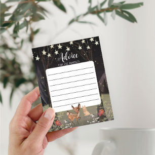 Papier Conseils pour le jeu de Baby shower Parents-to-be