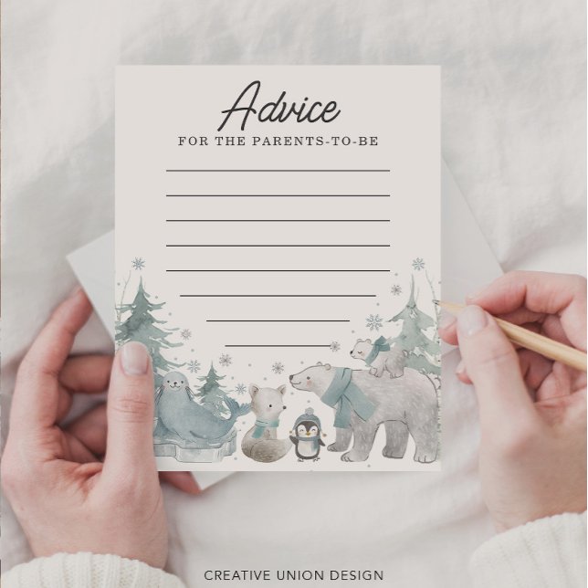 Papier Conseils pour le jeu de Baby shower Parents-to-be (Créateur téléchargé)