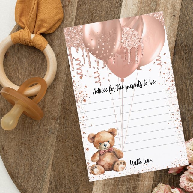 Papier Conseils pour les ballons de fête prénatale ours e (Créateur téléchargé)