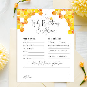 Papier Conseils sur les prédictions de Baby shower