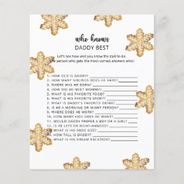 Papier cookies de Noël Qui connaît le mieux DADDY