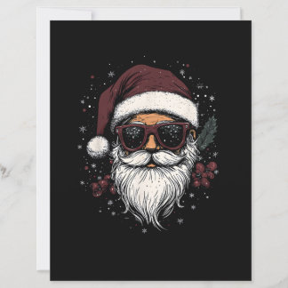 Papier Cool Santa with Sunglasses Christmas