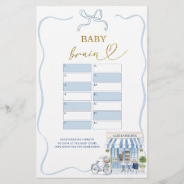 Papier Coquette Café Parisien Baby Brain Games