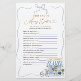 Papier Coquette Parisienne qui connaît maman meilleurs je