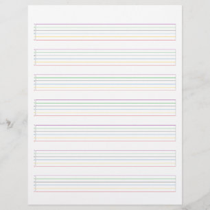 Papier Cordes colorées Guitare acoustique