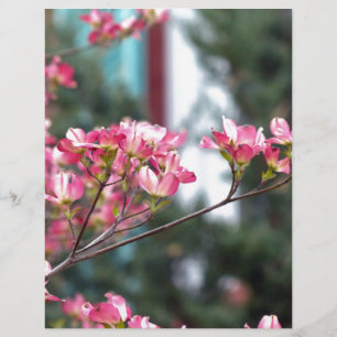 Papier Cornouiller rose