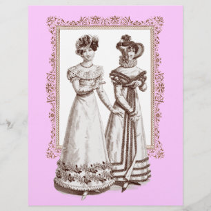 Papier Costumes de l'époque Régence - Modes françaises de