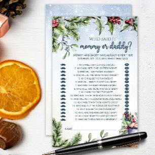 Papier Cosy Winter Hot Cocoa Qui L'A Dit Maman Papa Jeu