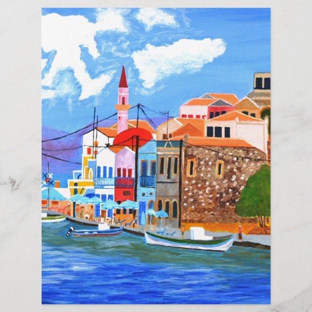 Papier Côte grecque (Devant)