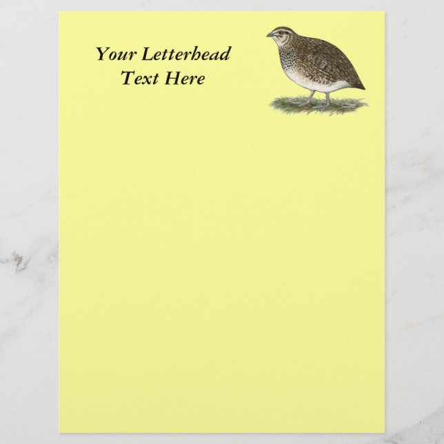 Papier Coturnix Quail (Devant)