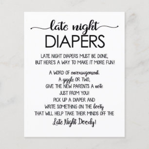 Papier Couches de nuit tardive imprimables, Rustique Baby