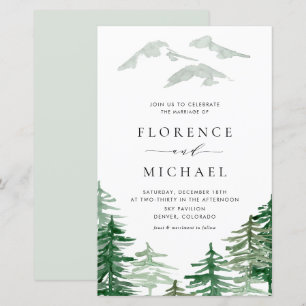 Papier Couleur d'eau romantique Mariage de bois