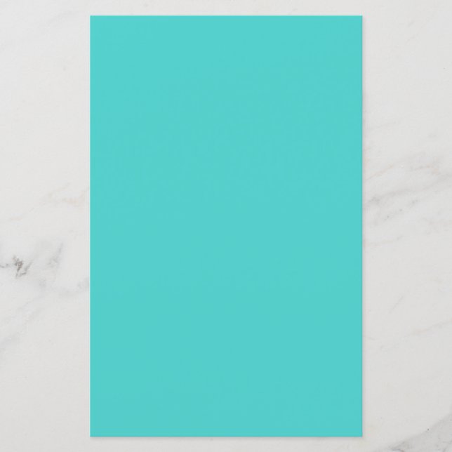 Papier Couleur solide turquoise moyenne (Devant)