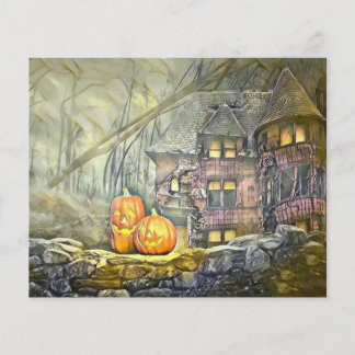 Papier Couleurs de chute vintage automne citrouilles aqua