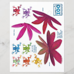 Papier Coupes de grenouille Zoo de Mabell