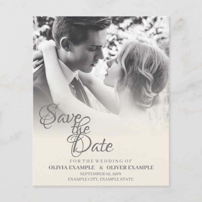 Papier Couple mariage en monochrome (Devant)