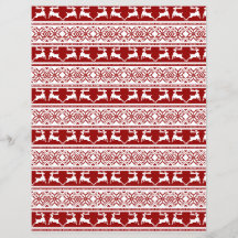 Papier Craft Noël Nordique Renne Scandinave