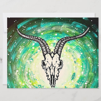 Papier crâne de goth cosmique