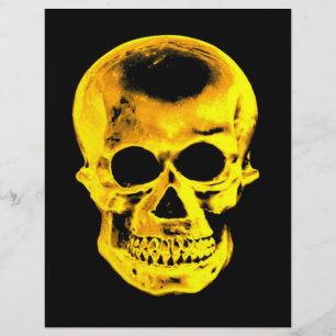 Papier Crâne d'or